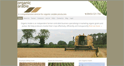 Desktop Screenshot of organicarable.co.uk